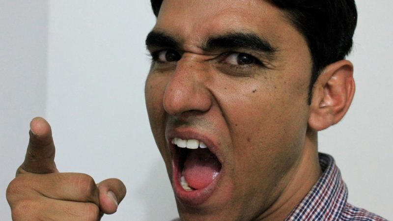 Angry man by Ashish Choudhary on Pixabay